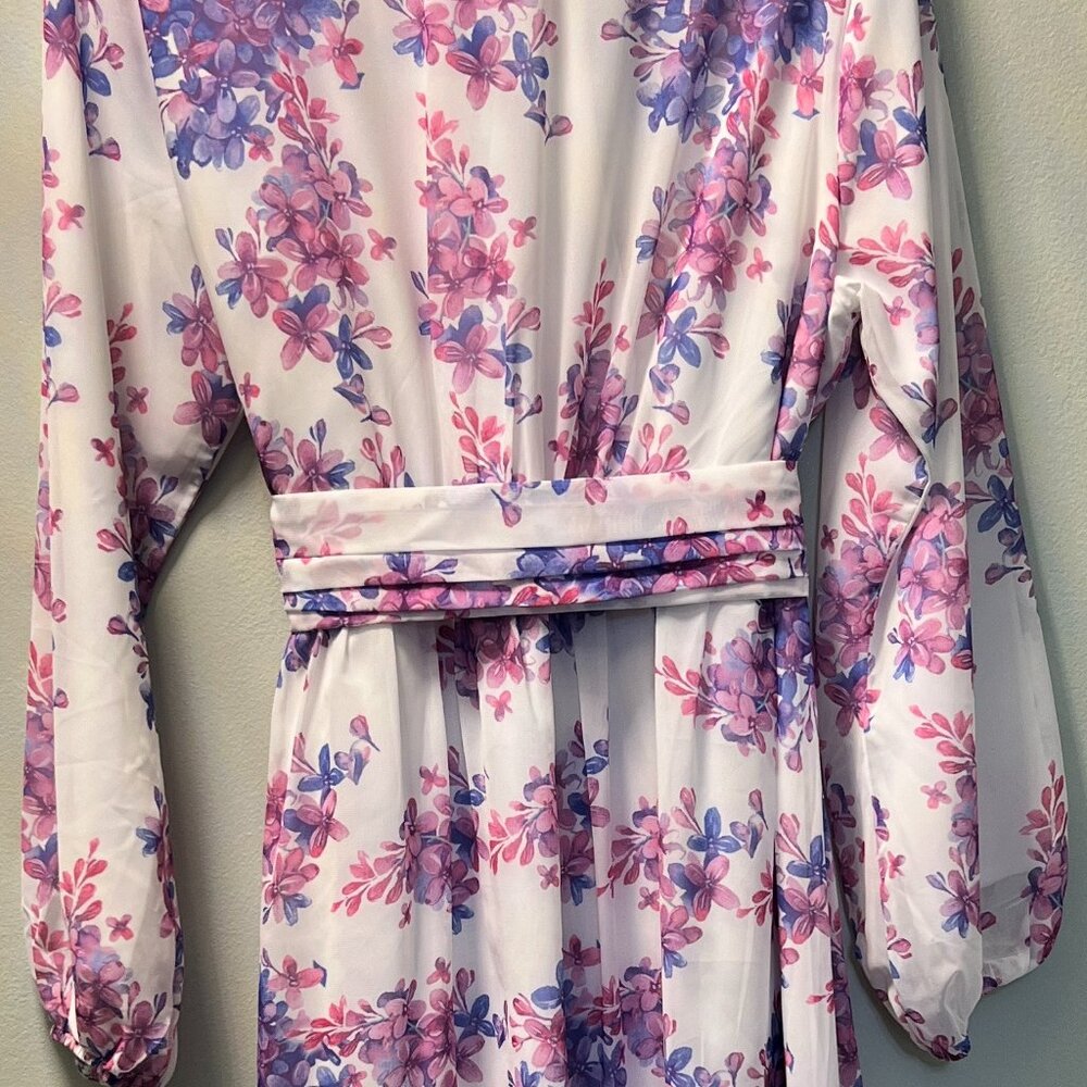 Anna Hariri Long Floral Dress